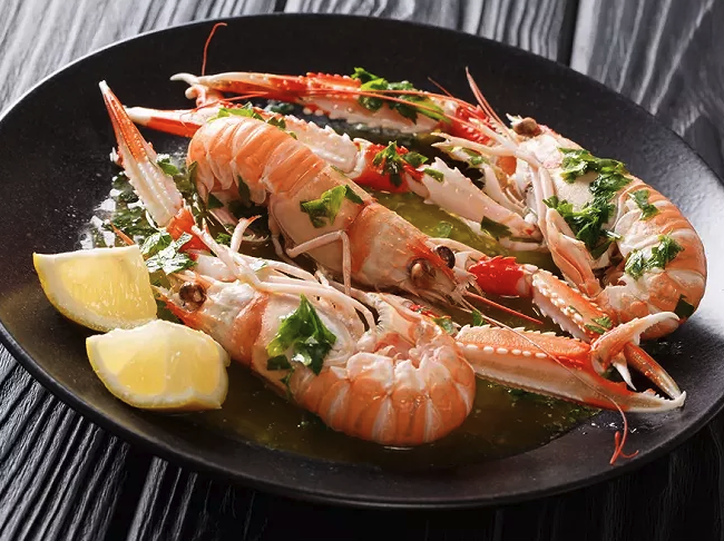 langoustines cuisinées